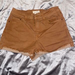 Womens brown shorts
